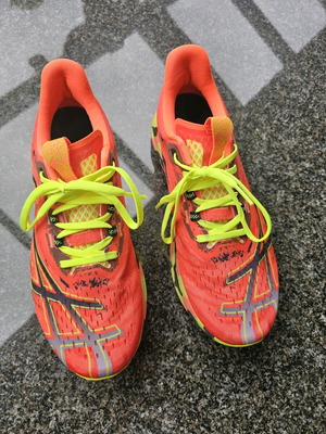 Παπούτσια Asics Noosa Tri 15 σαν καινούργια, αθλητικά, μέγεθος 41.5, κόκκινα πολύχρωμα