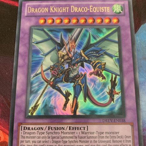 Dragon Knight Draco-Equiste Yu-Gi-Oh card new, ultra rare
