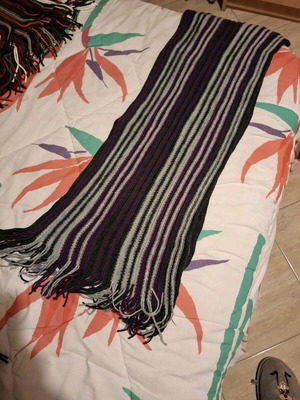 Knitted scarf like new, 2 meters long