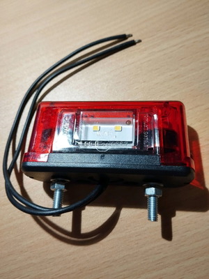 Led number plate lights like new, W53 12v-24v