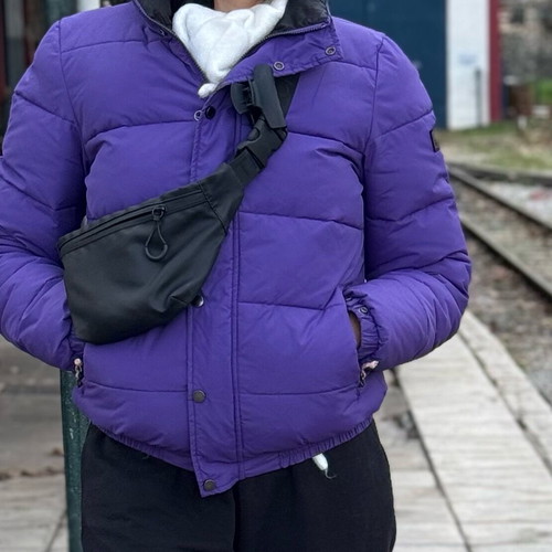 Superdry purple puffer jacket like new