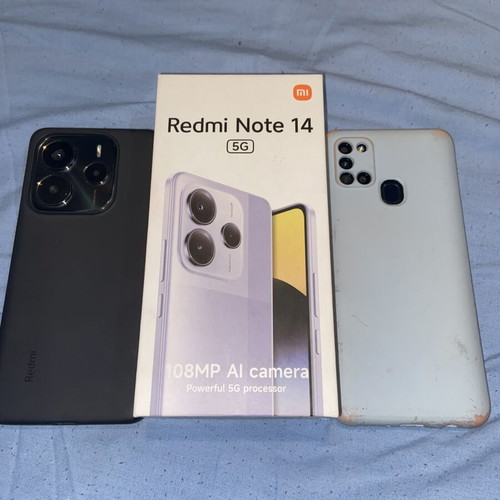 Xiaomi Redmi Note 14 5G 128GB and Samsung Galaxy A21s 64GB like new