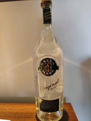 Green Mark Vodka 0.7lt new, original Russian vodka