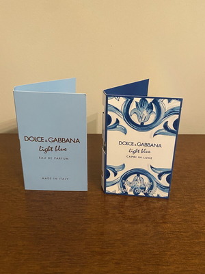 Dolce Gabanna Light Blue perfume samples new