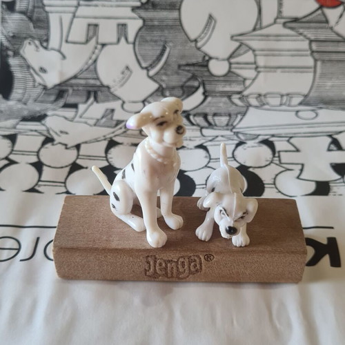 101 Dalmatians figures used, set of 2, Disney