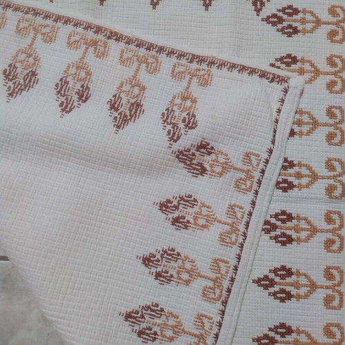 Set of 2 handmade vintage table linens