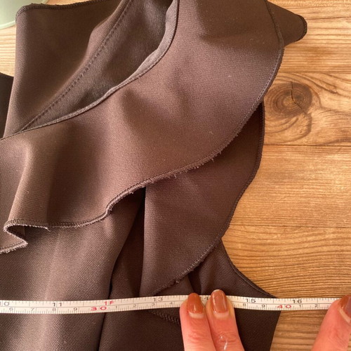 Black short one-shoulder dress Paranoia like new, size S
