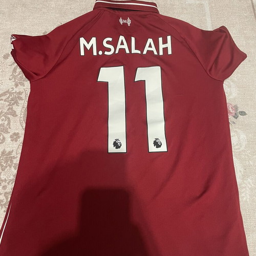 New Balance Liverpool Youth XL Salah Jersey used