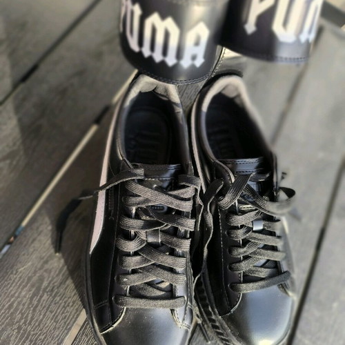 Puma x Fenty by Rihanna sneakers like new, black and white