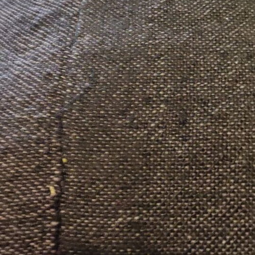 Handwoven pillow used, handmade
