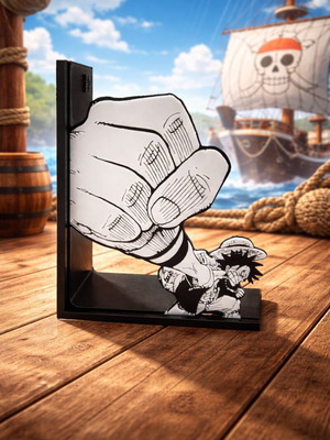One Piece Bookend Gomu Gomu No Pistol new