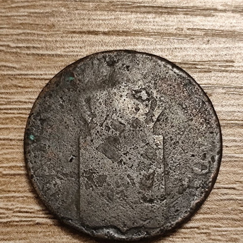 10 Lepta 1837 King Otto Copper Coin used