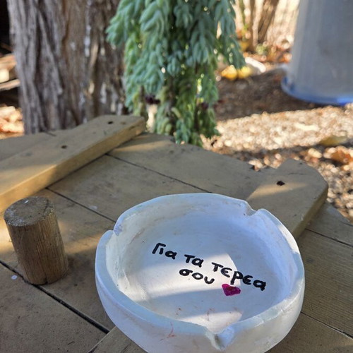 Handmade ashtray