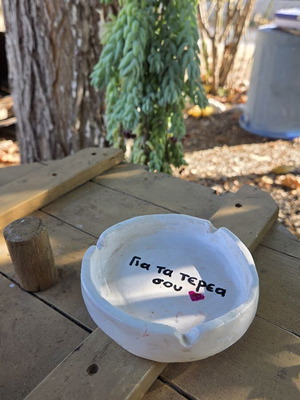 Handmade ashtray
