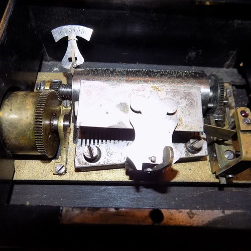 19th century music box used, heirloom from Constantinople