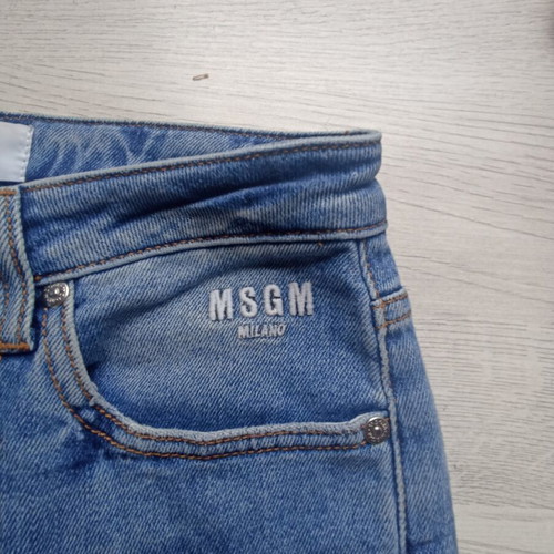 MSGM women's denim shorts like new, size S, blue