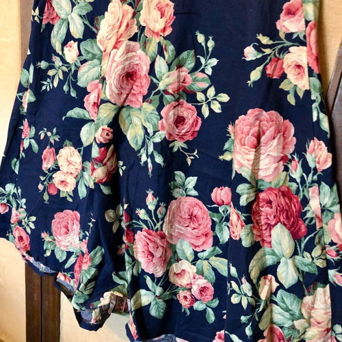 Summer dress like new, blue multicolor, sizes S and M