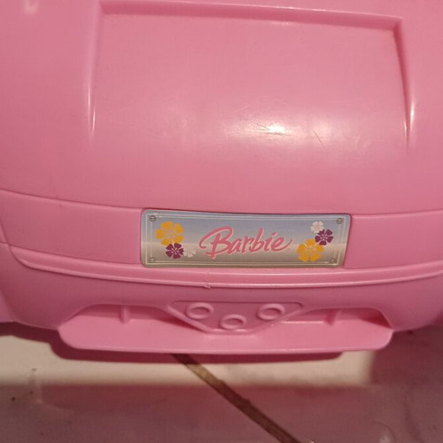 Barbie airplane, car and speedboat toy set