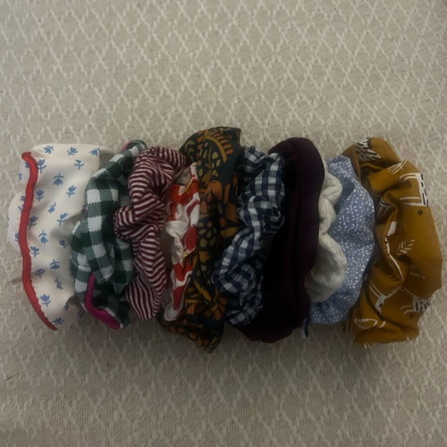 Scrunchies like new, pack of 10 pieces