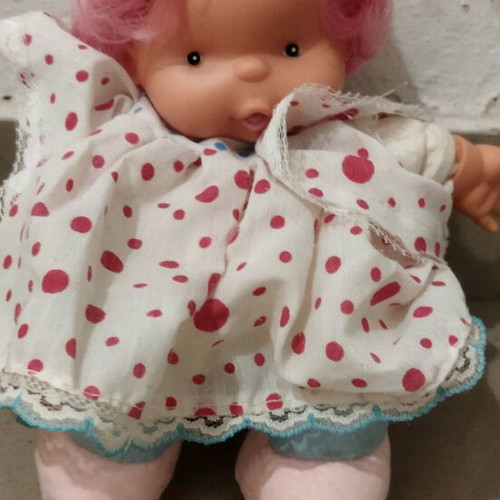Collectible doll used, from 1970, 28 cm height