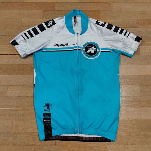 Assos Nikopol Sky Blue Cycling Jersey Size S like new