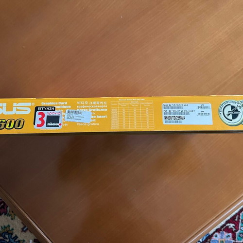 ASUS N6600 graphics card like new with box
