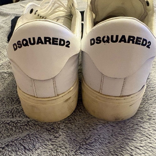 Dsquared2 sneakers used, unisex, white, size 41