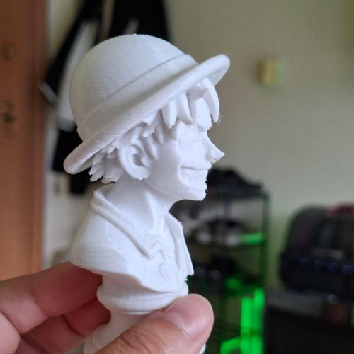 Luffy 3D Printed Figure like new, biodegradable PLA