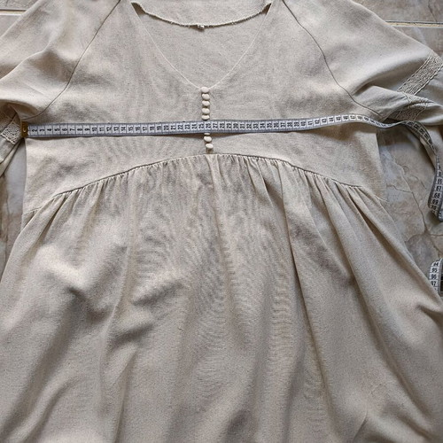 Summer dress new, relaxed fit, size L, beige