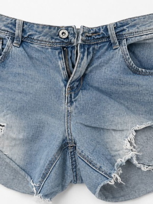 Denim shorts size L used, waist 36cm, length 30cm