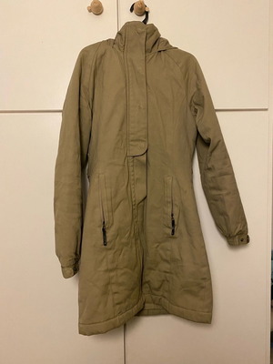 Παλτό μπουφάν Reebok μπεζ, μέγεθος S