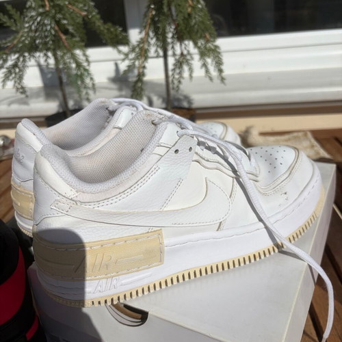Nike Air Force 1 women's shoes, white, size 38