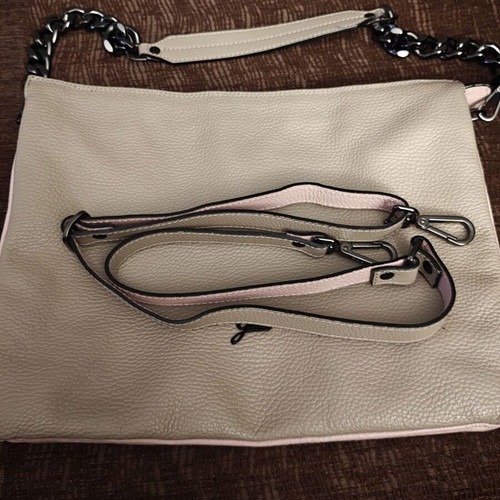 Gabs shoulder bag like new, beige leather with dust bag
