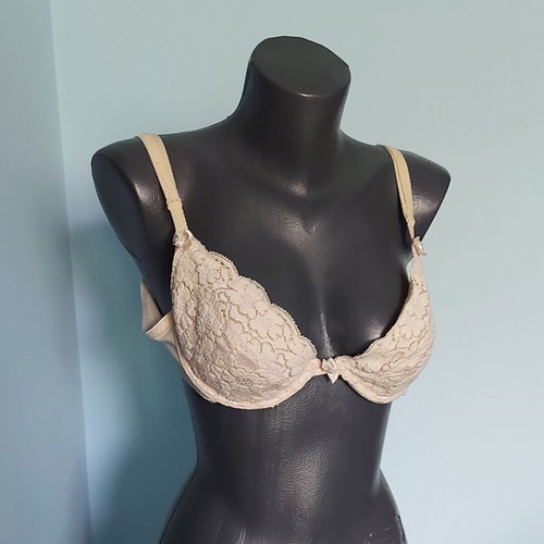 H&M Vintage Wonder Bra Set used, pushup, lace and embroidery