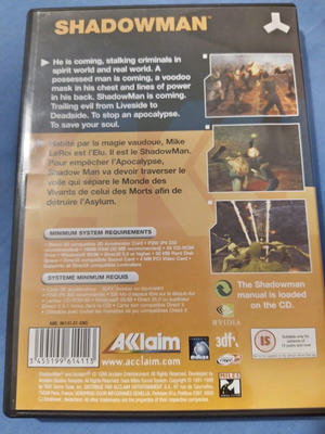 Shadowman PC like new