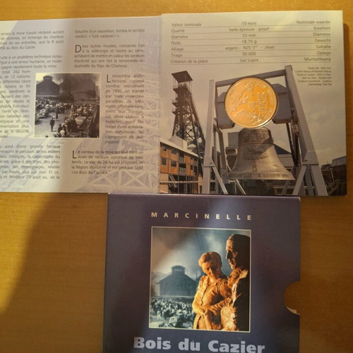 10 Euro Belgium Silver uncirculated, silver in folder