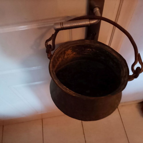 Antique copper brakati used for cooking 1850-1890