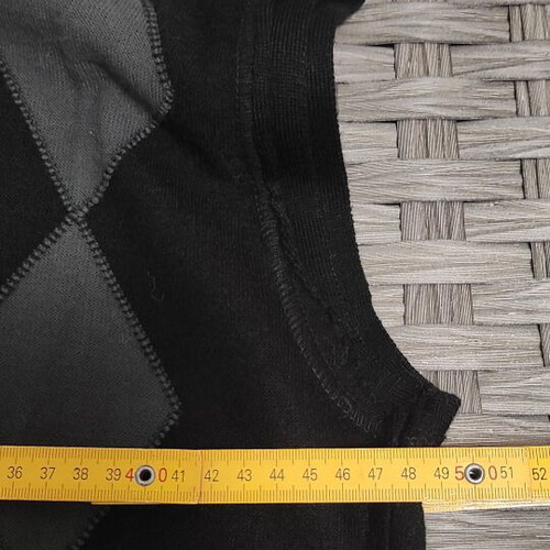 Men's Kazaka sweater used, size M, black and gray