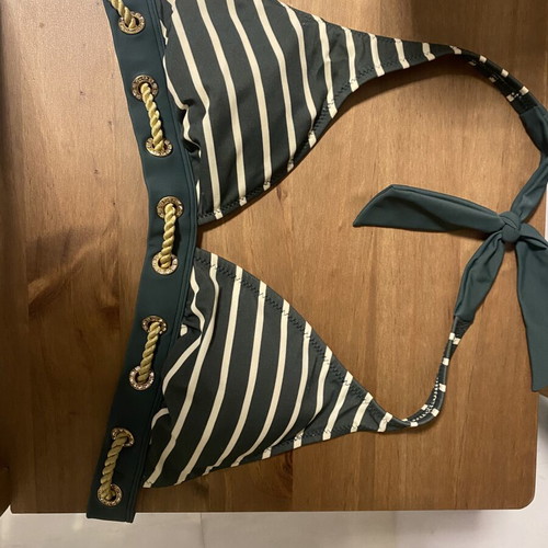 Bikini L like new, green and gold, Italy