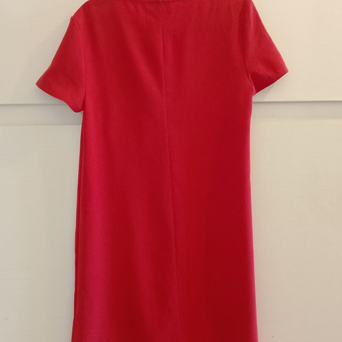 Red mini dress Yessica with zipper like new, size 36