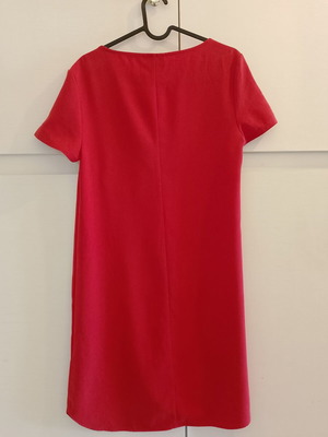 Red mini dress Yessica with zipper like new, size 36