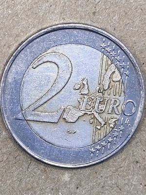 2 euro 2002 used with error