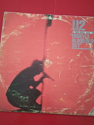 U2 Under a Blood Red Sky LP used, rock