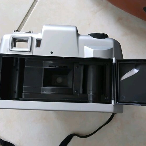 Retro camera with film like new, decorative copy