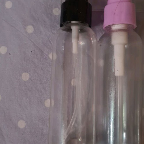 Travel empty bottles and accessories like new