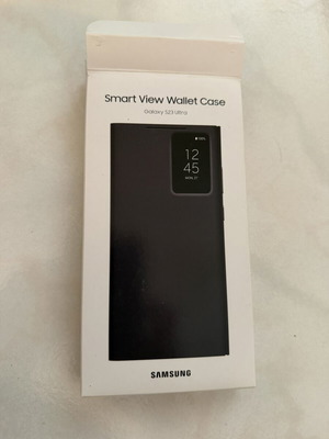Θήκη Samsung Galaxy S23 Ultra Smart Clear View σαν καινούργια, μαύρη