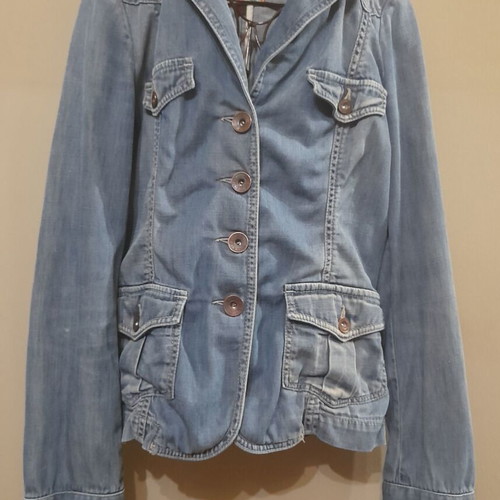 Miss Denim denim jacket like new, medium, blue
