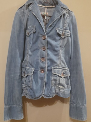 Miss Denim denim jacket like new, medium, blue