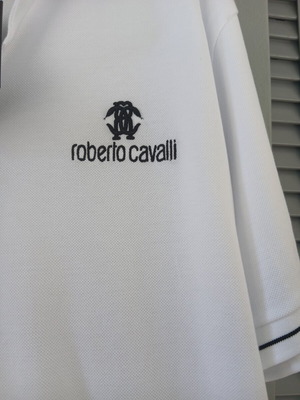 Roberto Cavalli men's white T-shirt XL new with tag