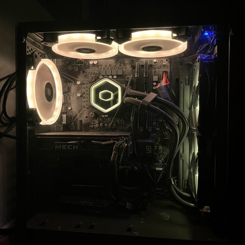 Gaming PC Setup i5-11400F RX 6500 XT 16GB 1TB with 27” Monitor